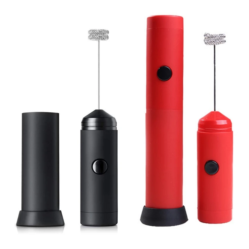 

Hand Held Electric Egg Beater Mini Foamer Milk Frother Bubbler Coffee Blender