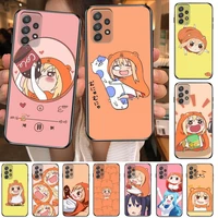 himouto umaru chan anime phone case hull for samsung galaxy a70 a50 a51 a71 a52 a40 a30 a31 a90 a20e 5g s black shell art cell
