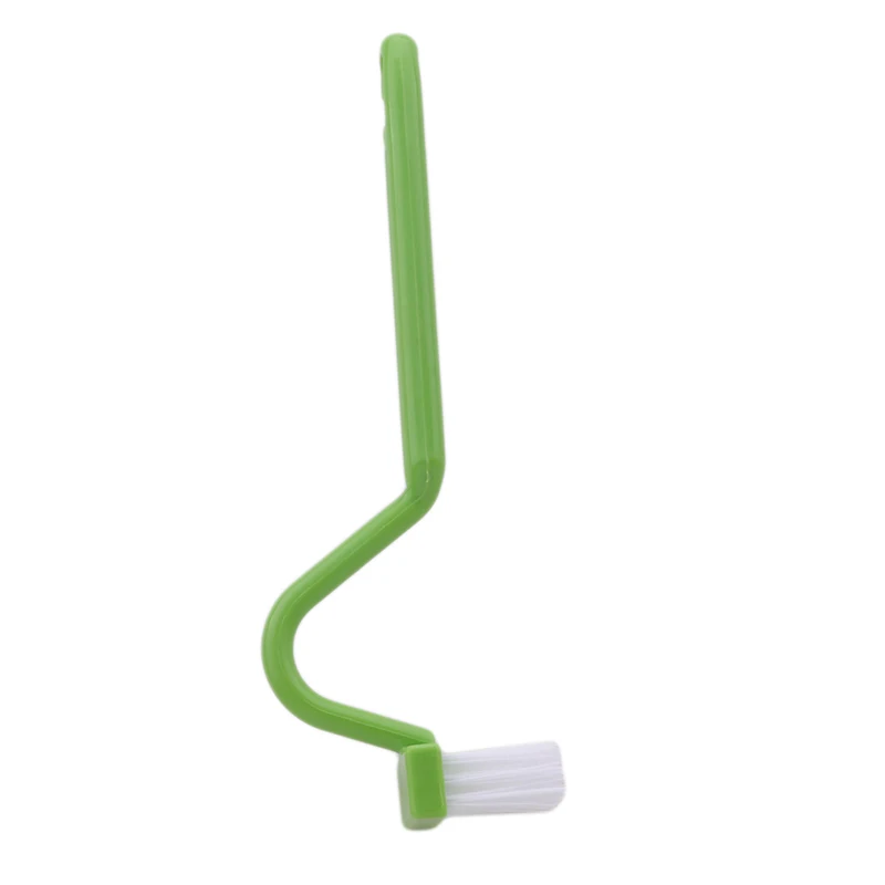 Портативная щетка для унитаза изогнутая S-образная чистки с ручкой угловая