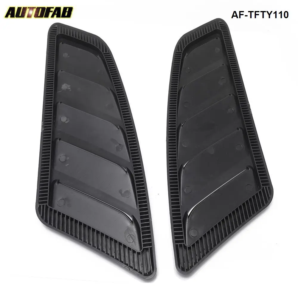 AUTOFAB Universal ABS Car Hoods Vents Bonnet Cover Cold Air Flow Intake Louvers Hood Kit 2pcs AF-TFTY110 | Автомобили и мотоциклы