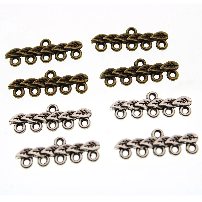 20 шт. компонент многослойная застежка пряжка ожерелье соединитель кисточки цепи