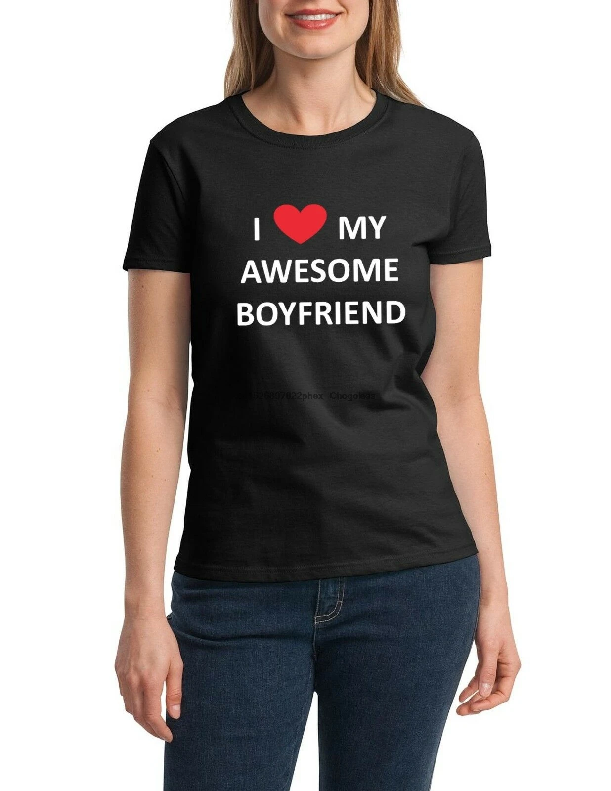 Футболки с надписью I Love My Awesome футболка бойфренда подарок для лучшего друга детей