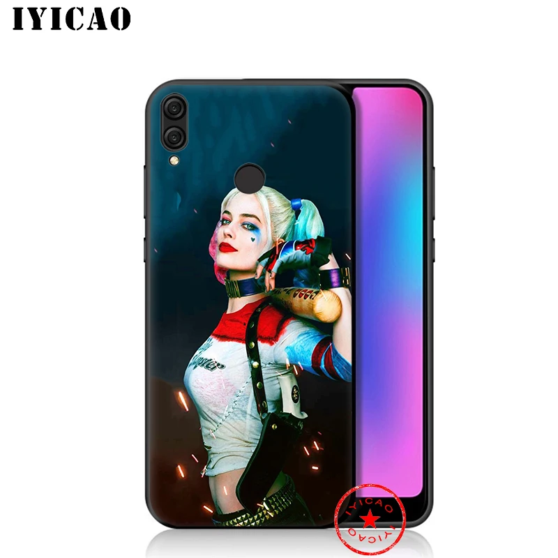 Harley Quinn отряд самоубийц мягкий чехол для Huawei Honor 20 10 9X 9 8C 8X 8 7X 7C 7A 6A Nova 5i 4 3i 2 2i Lite Pro View
