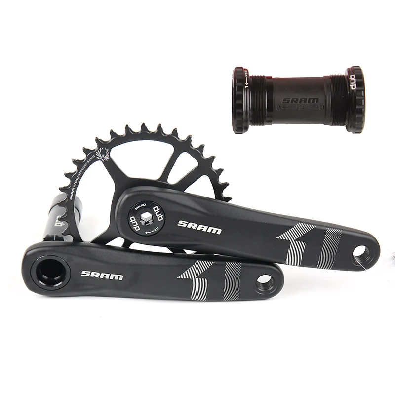 SRAM 12 Скоростей X1 1000 EAGLE DUB 34T стальное кольцо 170 мм 175 MTB велосипедный коленчатый