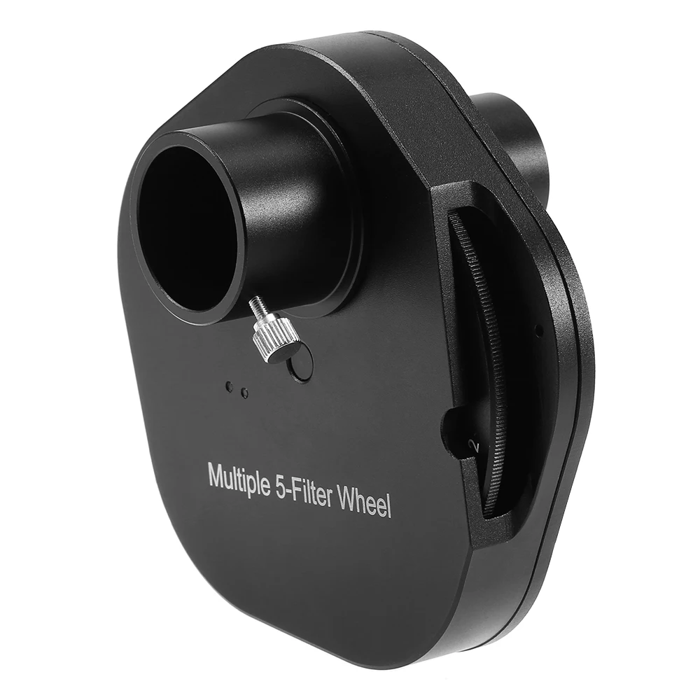 

1.25INCH / 2INCH Eyepiece Filter Wheel Multiple 5-Filter Wheel Astronomy Telescope Accessory Camera Adapter Filter Wheel