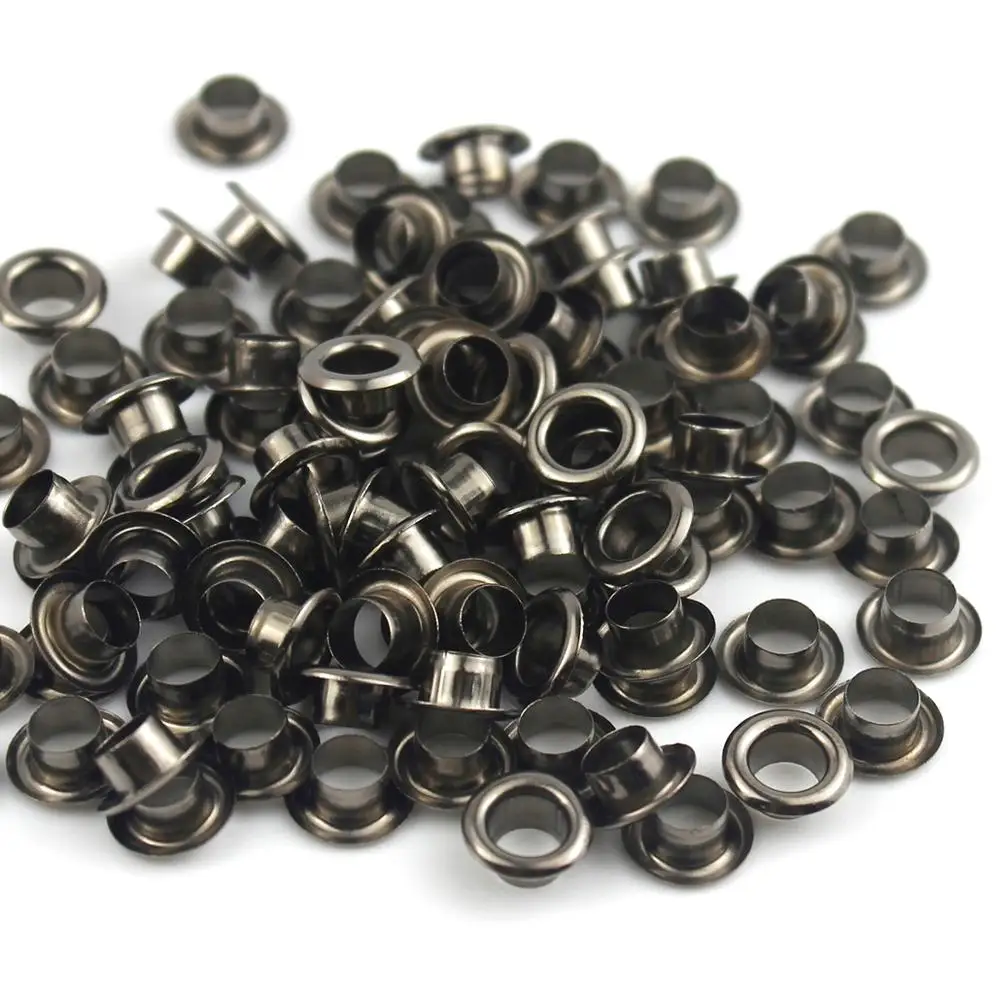 100 комплектов 4 5 мм латунные кольца для ремонта кожаных изделий с отверстиями