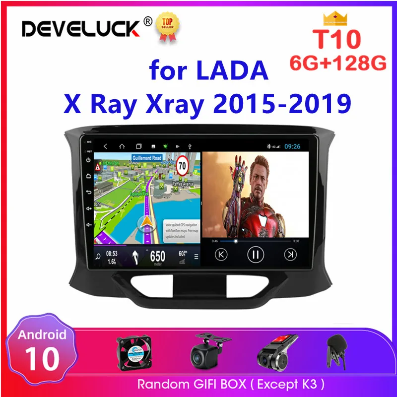 

Android 10 Car Radio Multimedia Video Player For LADA X Ray Xray 2015 2016-2019 2 Din 4G WiFi Navigation GPS autoradio Head Unit
