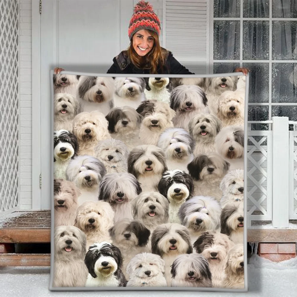 Мягкое плюшевое Флисовое одеяло Havanese забавное лицо собаки щенка шерпа | Дом и сад