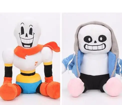 2 шт./компл. 30 см аниме Undertale плюшевые игрушки Санс и папирус из сказок подземелья