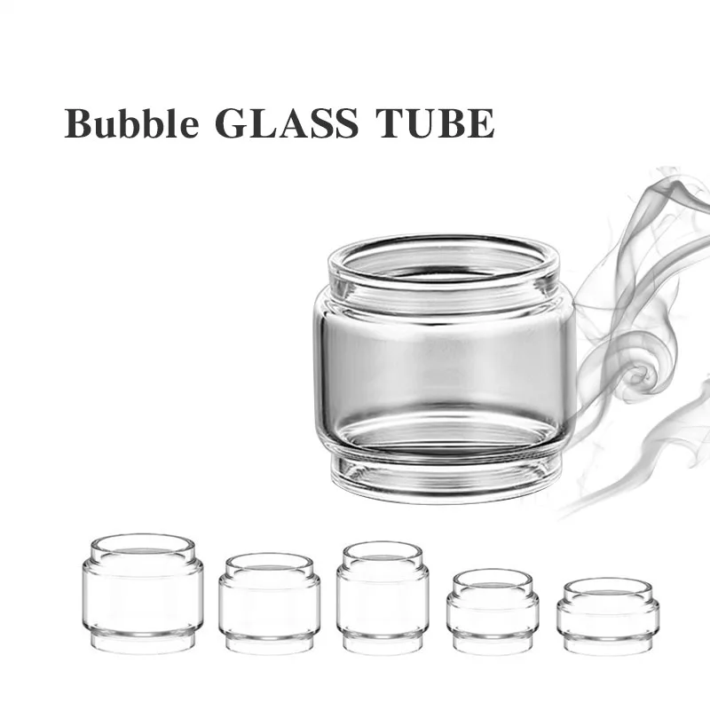 

5PCS YUHETEC Bubble Glass Tube for Smok stick X8 (EU) V8 Stick V9 Max Starter Kit Priv M17 Prince Baby Kit Pyrex Glass tank