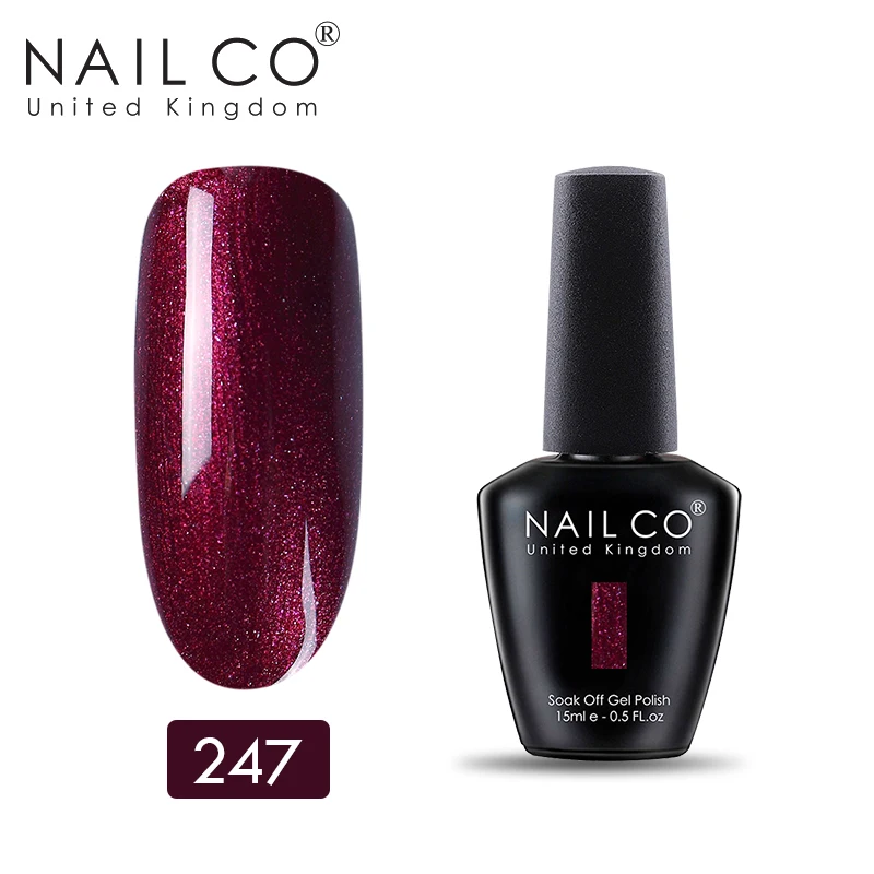 11247 NAILCO синяя серия лаков для ногтей 150 чистый цвет стойкий лак для ногтей Гибридный Esmalte дизайн ногтей гель лак - Цвет: 11247