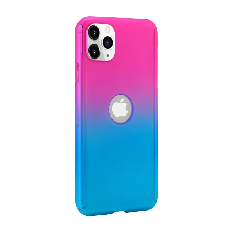 Градиентный цвет кристалл ультра тонкий чехол для samsung Galaxy S10E S10 S9 S8 Plus Note 8 9 S7 Edge 360
