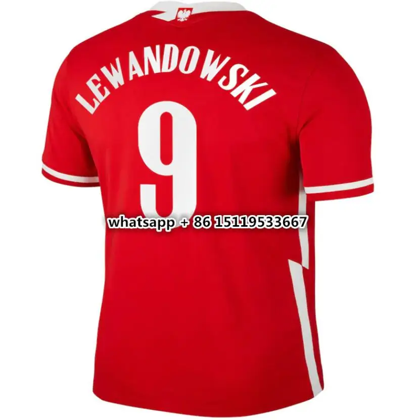 

Top Quality New 20 21 PolandES LEWANDOWSKI KRYCHOWIAK GROSICKI ZIELINSKI PISZCZEK Home Away Adults Size S-3XL Men