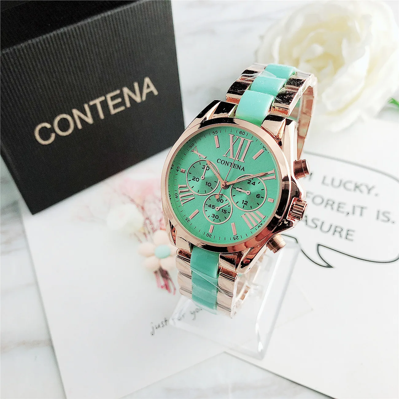 1193ZT Новые простые Джокер красочные стальные полосы Ши Ин женские часы| |