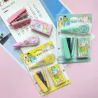 Набор мини-степлеров Sumikko Gurashi, японские школьные принадлежности, портативные канцелярские принадлежности для школы и офиса