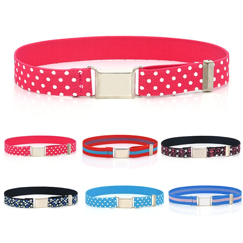 Ремень парусиновый для мальчиков и девочек регулируемый эластичный с пряжкой из