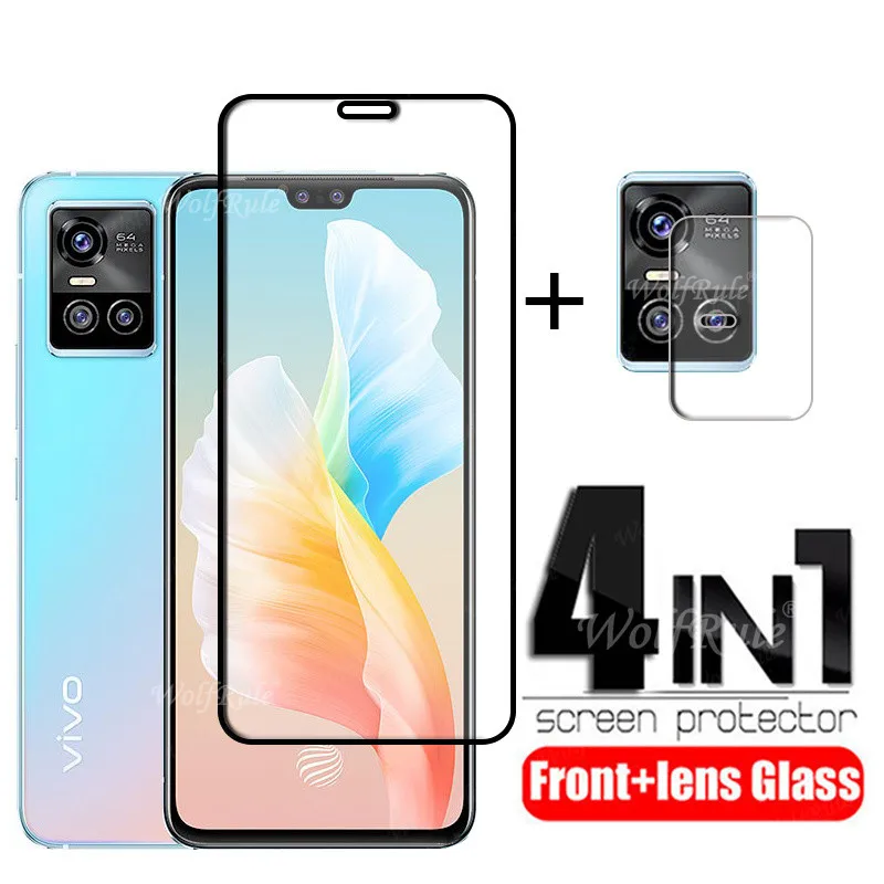 

4-in-1 For Vivo S10 Pro Glass For ViVo S10 Pro Tempered Glass Full Protective Screen Protector For Vivo S 10 S10 Pro Lens Glass