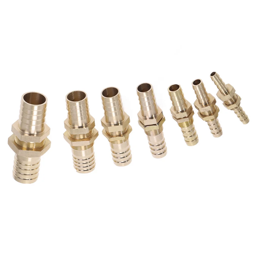 1 шт. латунная перегородка для шланга 6 8 10 12 14 16 мм