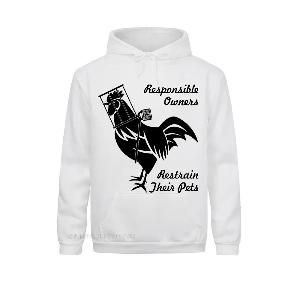 Men Pullover Hoodie Responsible Owners Femdom Vintage Pullover Hoodie Cock Cage Male Chastity Bdsm Slave Play Sexy Sweater