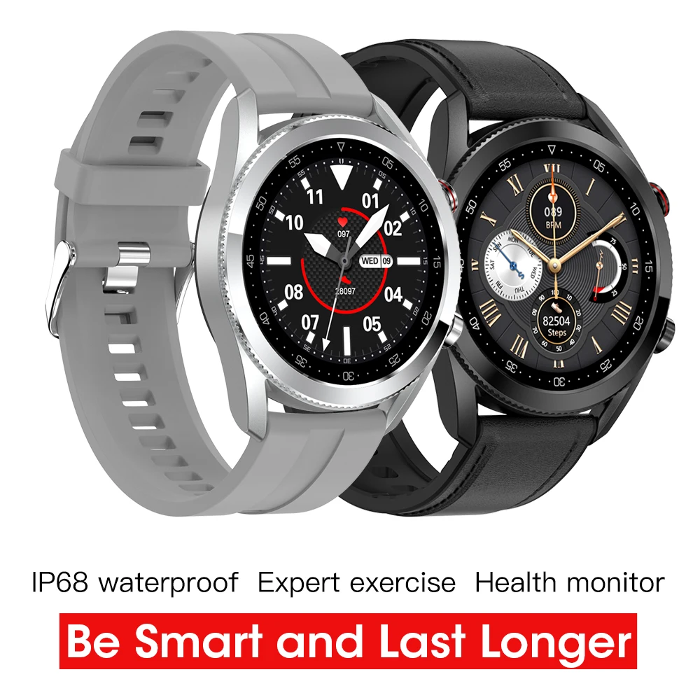 L19 ЭКГ Смарт часы для мужчин спортивные сердечного ритма с Bluetooth