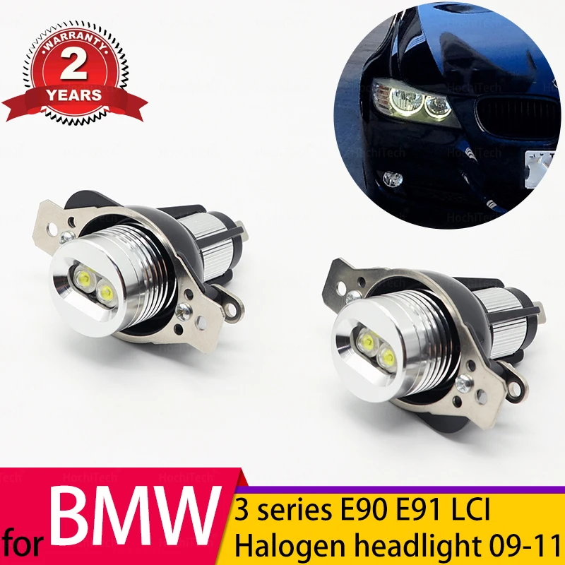 

High Power Daytime Light Long Lasting Life 328i 335i 20W angel eyes LED Marker for BMW 3 series E90 E91 LCI Halogen Headlight