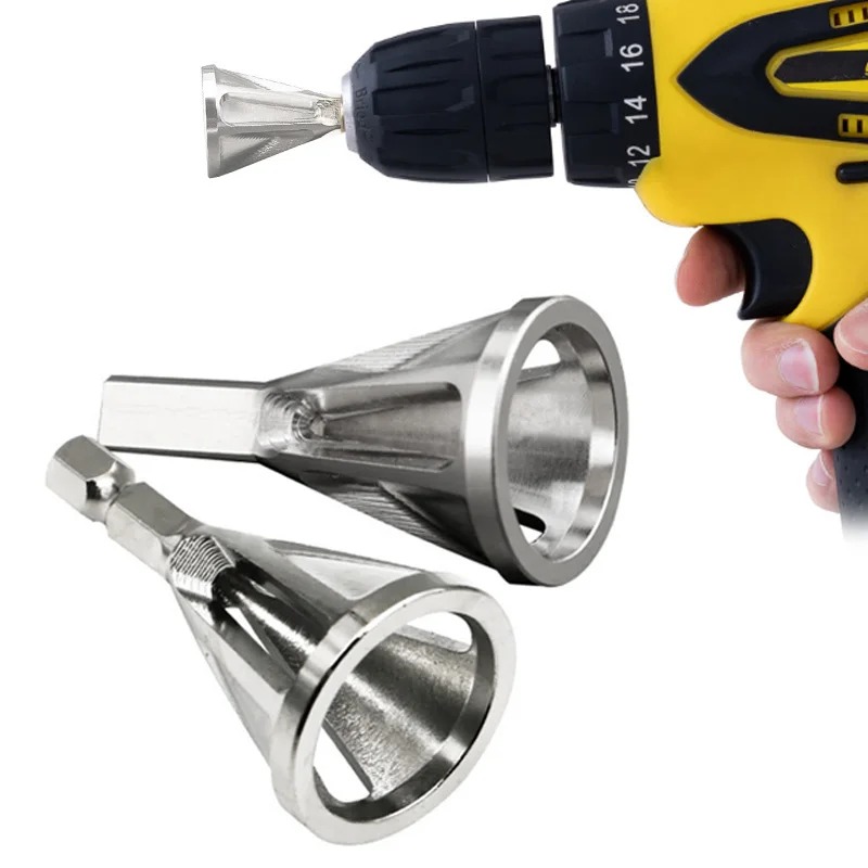 

Stainless Steel Deburring External Chamfer Tool Stainless Steel Remove Burr Tools for Drill Bit 8-32 bolts