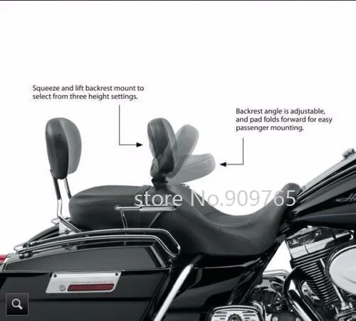 Регулируемая спинка водителя мотоцикла для Harley Road Glides Kings Street 1998 2008|street glide|rider