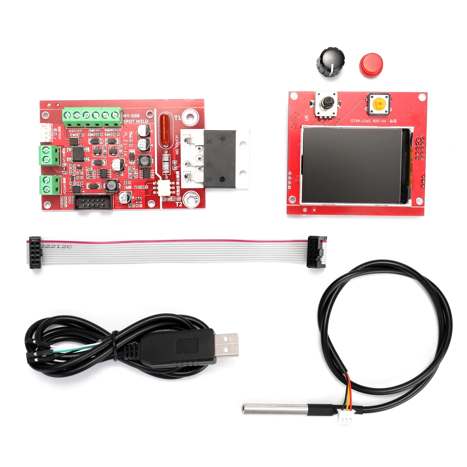 

NY-D08 контроллер аппарата для точечной сварки, пневматический цветной ЖК-дисплей, Персонализация с многоточечным датчиком температуры