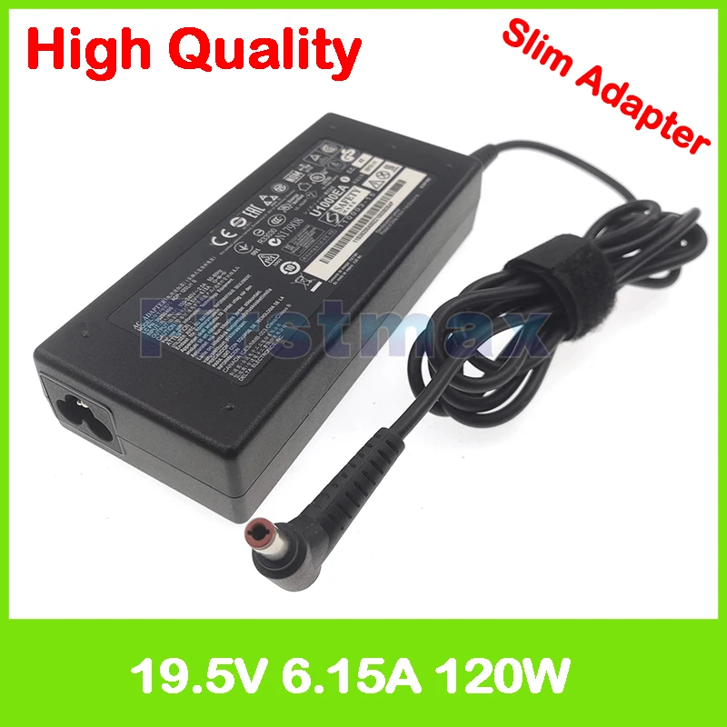 Тонкий 19 5 V 6.15A зарядное устройство для ноутбука ac адаптер MSI GP62 2QD 2QE 2QF 6QD 6QE 6QG GP72