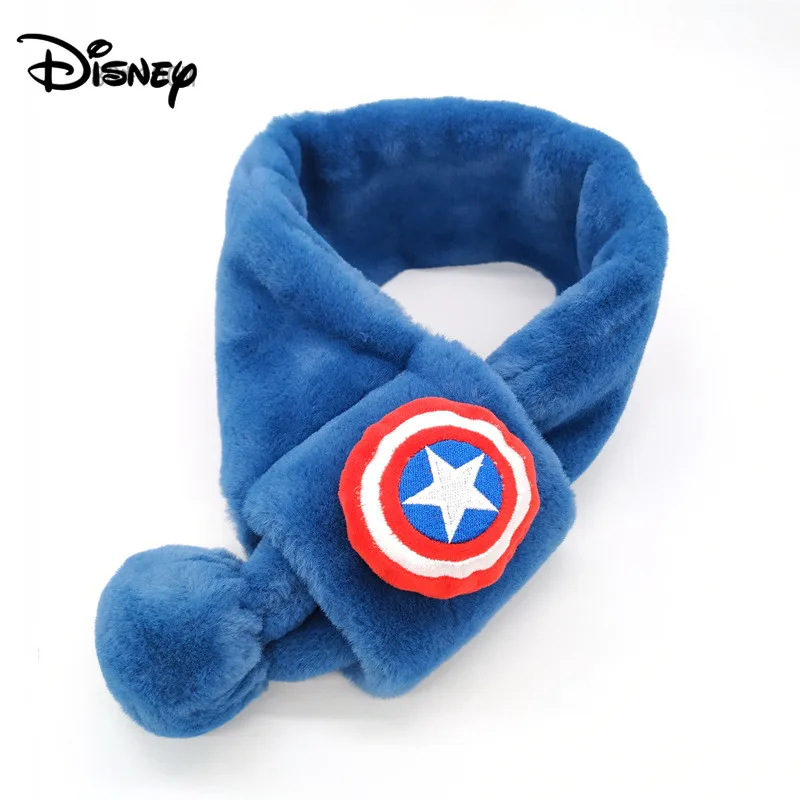 Детский шарф Disney ветрозащитный серии Marvel для мальчиков утолщенный теплый