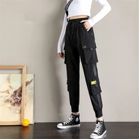 plus size s 5xl womens cargo pants spring and summer high waist loose women sweatpants student sports casual lady harem pants