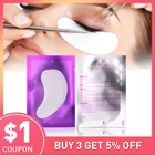 Патчи бумажные безворсовые под глаза для наращивания ресниц, 500 пар