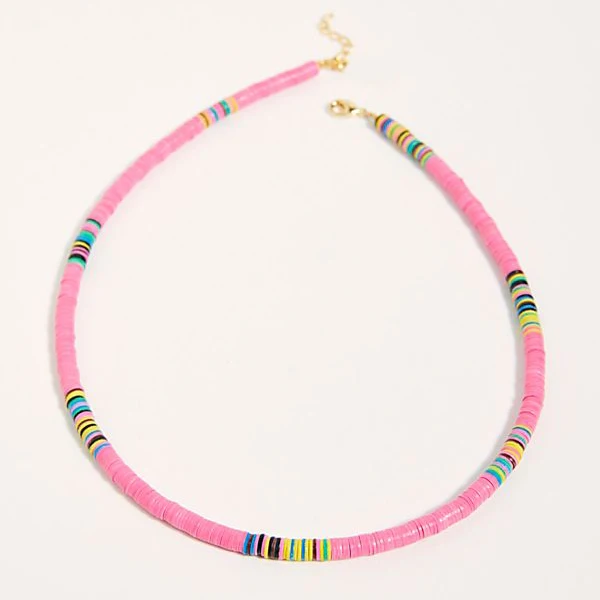 necklace 26 Кулоны colar visco для девушек и мужчин, мужские полимерные Серферы, ожерелье, цепь цепочка, воротник bijoux femme heishi чокер с бусинами, ожерелье для женщин - Окраска металла: necklace 26