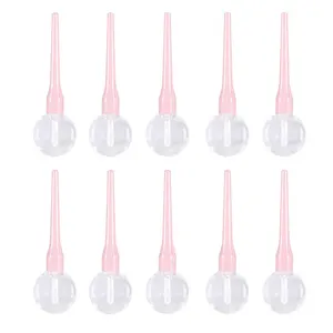 510 шт 6 мл розовый леденец пустой блеск для губ трубка Мини многоразовые бутылки бальзам в бутылке кисть контейнер Блеск для губ Губная помада