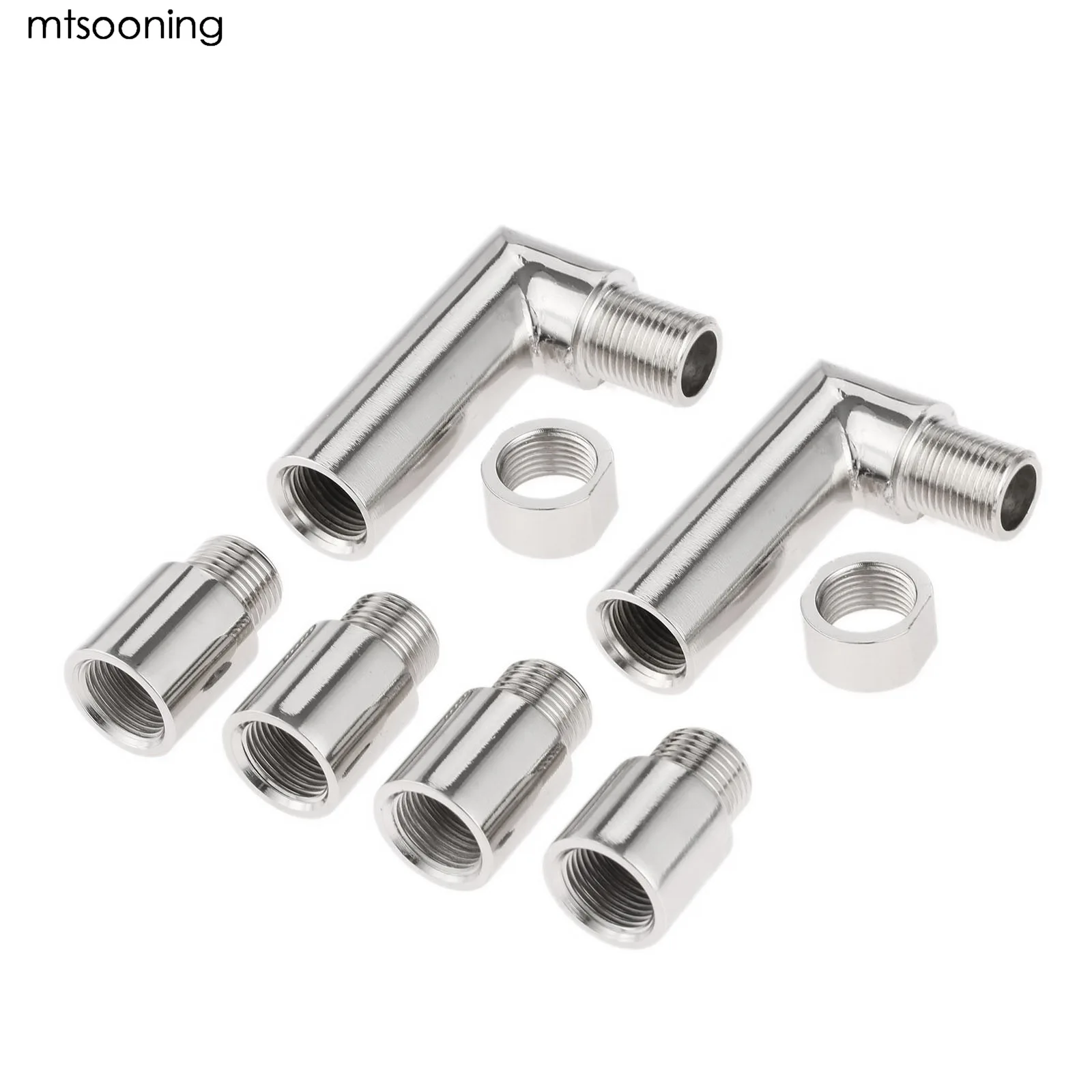 Mtsooning 2 комплекта 90 градусов угловой датчик кислорода O2 разделитель удлинитель