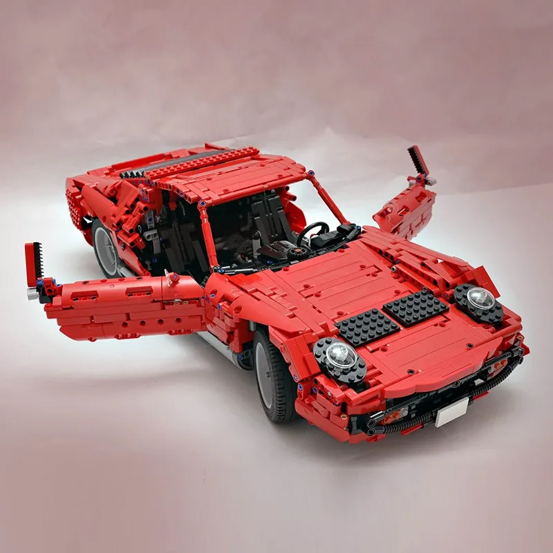 Мпц серии Lamborghini Miura Супер гоночный автомобиль подходит LeGINGlys техника MOC-24294 модель