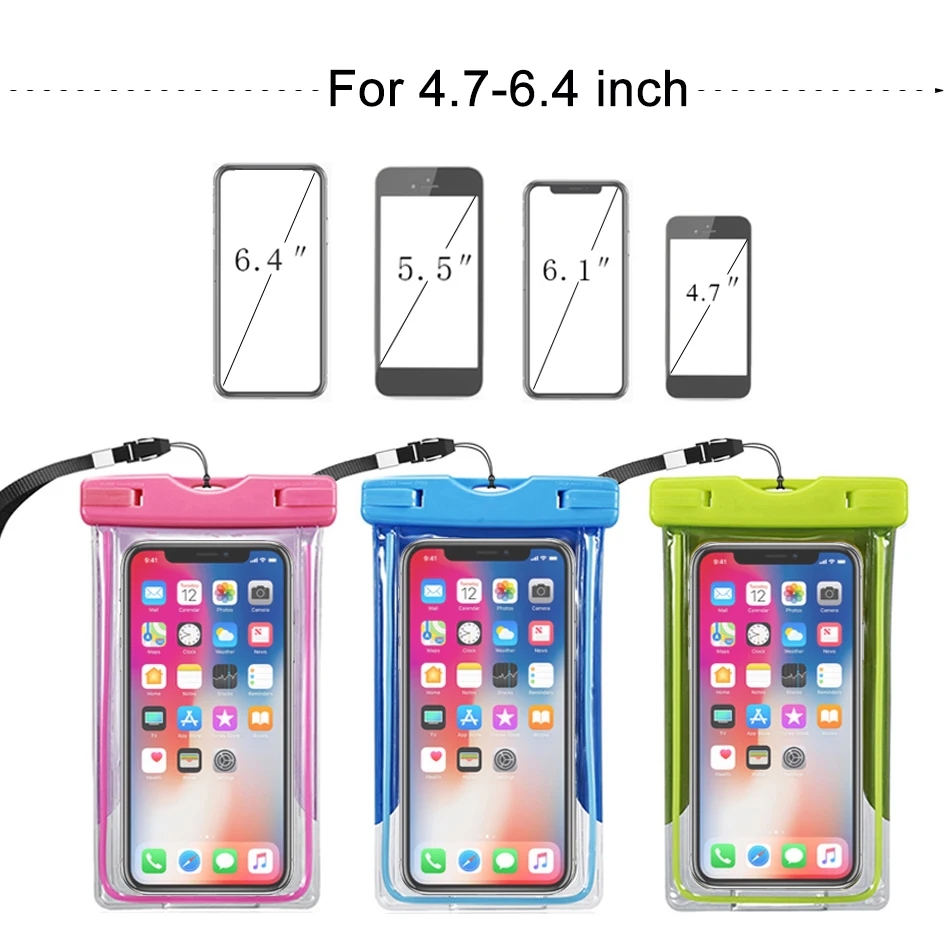Водонепроницаемый чехол для телефона Xiaomi iPhone водонепроницаемая сумка Xaomi mi 9 10 A2