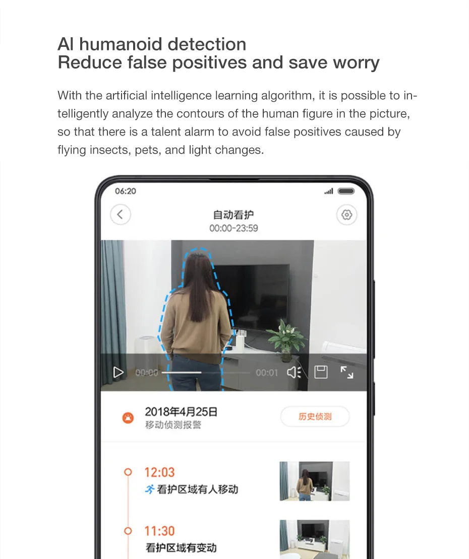 Xiaomi IP уличная камера Smart HD Wifi Cam 1080P PTZ веб-камера IP66 AI H.265 ночное видение двойная антенна сигнал Mihome APP