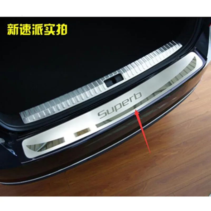 Нержавеющая сталь автомобиля изгой Задний бампер протектор Подоконник багажник