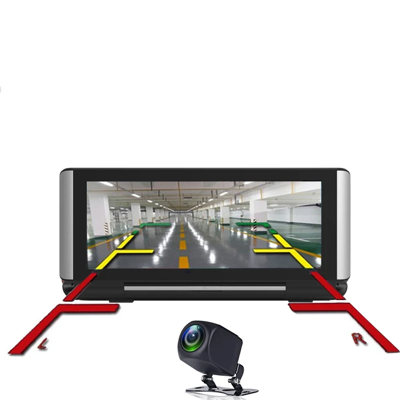 7 дюймов 4G ADAS Android Приборная панель автомобиля DVR gps навигация FHD 1080P двойной объектив видеорегистратор g-сенсор Автомобильный видеорегистратор
