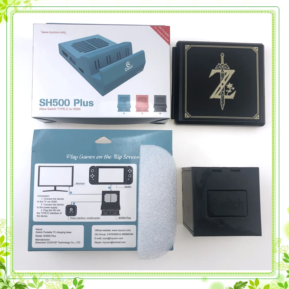 3 цвета для Coov SH500 PLUS Type-C к HDMI Замена док-станции USB-порт с HBoard i3 материнская плата