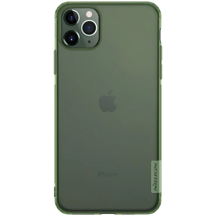 Green Для iPhone 11 чехол Nillkin натуральный прозрачный мягкий кремний TPU Защитный чехол для iPhone 11/X/XR/XS Max для iPhone 11 Pro - Цвет: Green