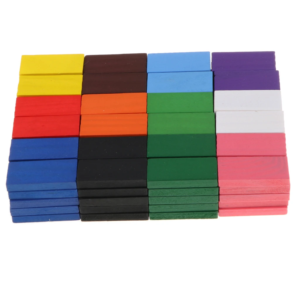 120 шт деревянный набор блоков домино обучающая игрушка гоночная игра 12