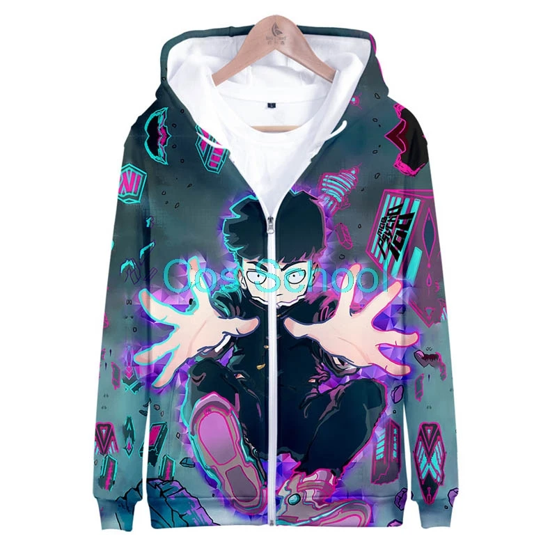 Cos School аниме Mob Psycho 100 Косплей толстовки Kageyama Shigeo Повседневная куртка пальто