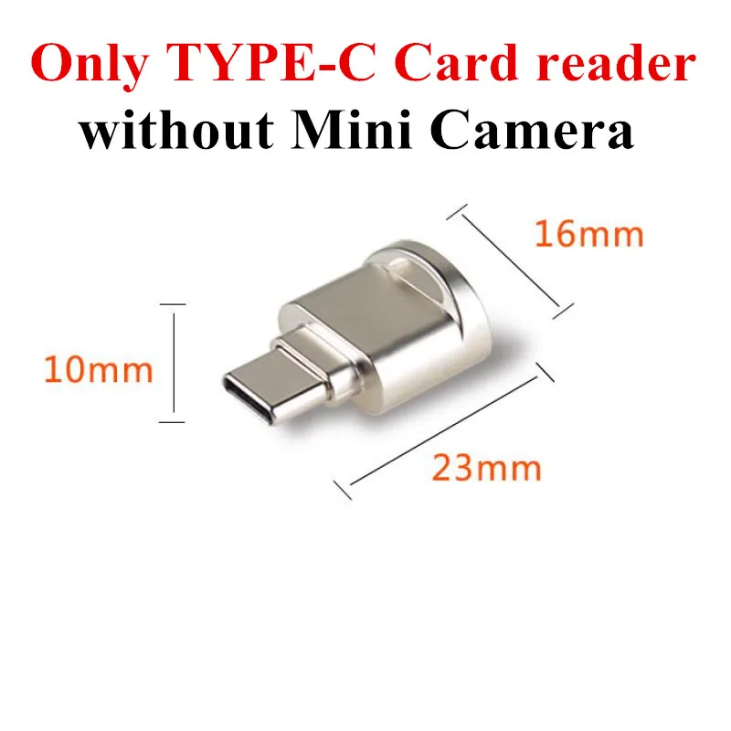 Only Card reader Мини-камера SQ11 SQ13 SQ16 SQ19 1080P с сенсором, портативная видеокамера для безопасности, маленькая камера с секретом espia, камера с поддержкой TF карты - Цвет: Only Card reader