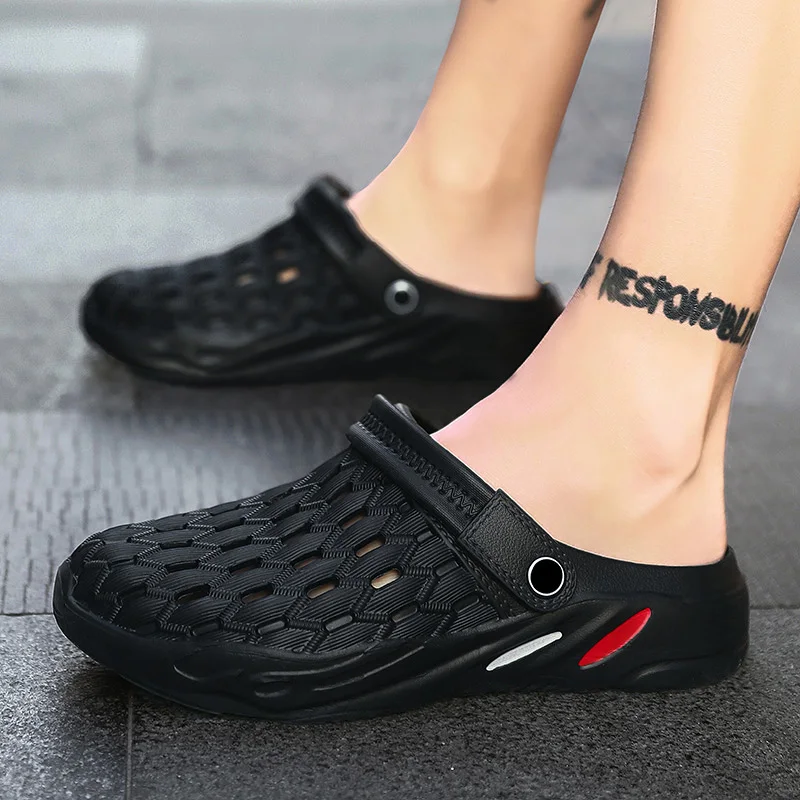 Шлепанцы для отдыха мужчин удобные и дышащие шлепанцы улицы летние Размер 40