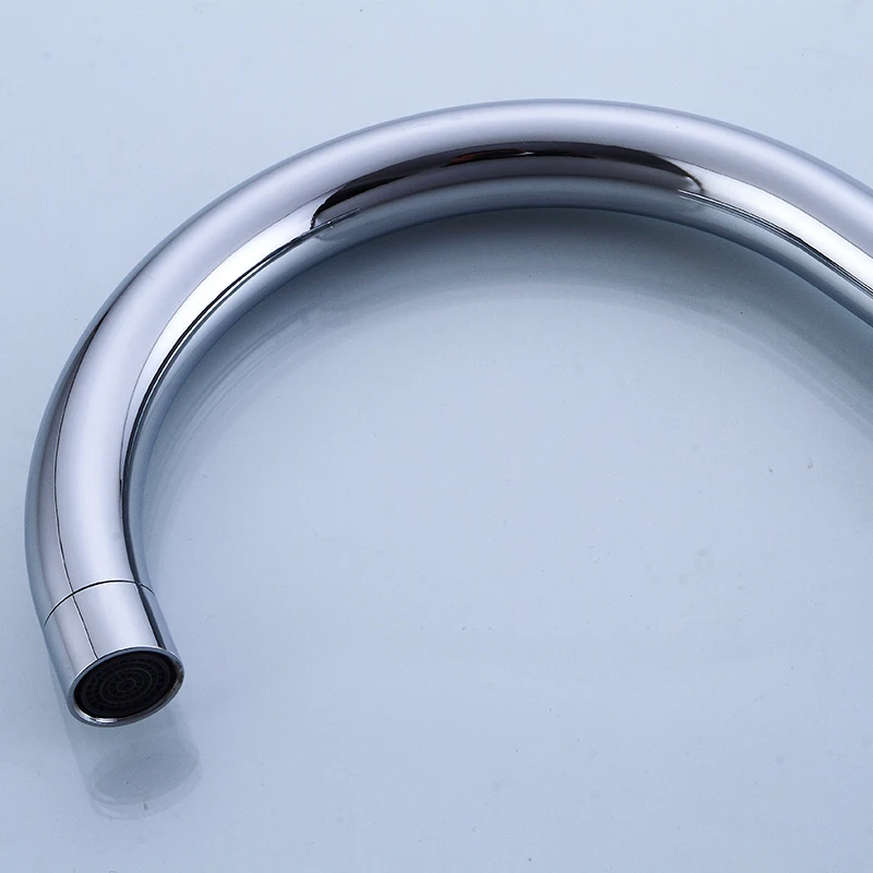 Хромированный кухонный кран с поворотным носиком на 360 градусов для раковины и