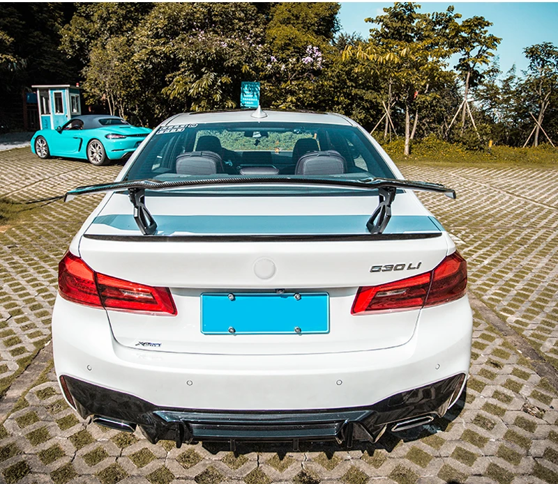 F80 M3 F82 M4 M5 M6 V style Track GT углеродное волокно задний багажник крыша спойлер окно крыло