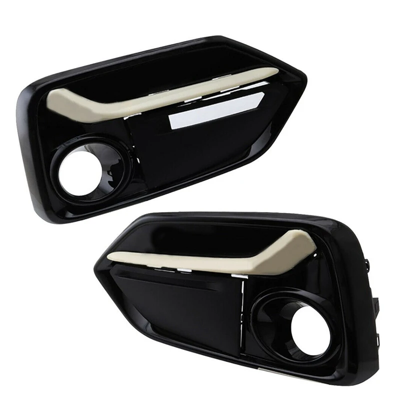2X Front Bumper Fog Light Lamp Cover Trim Fit for Honda Civic Type R 2017-2021 | Автомобили и мотоциклы