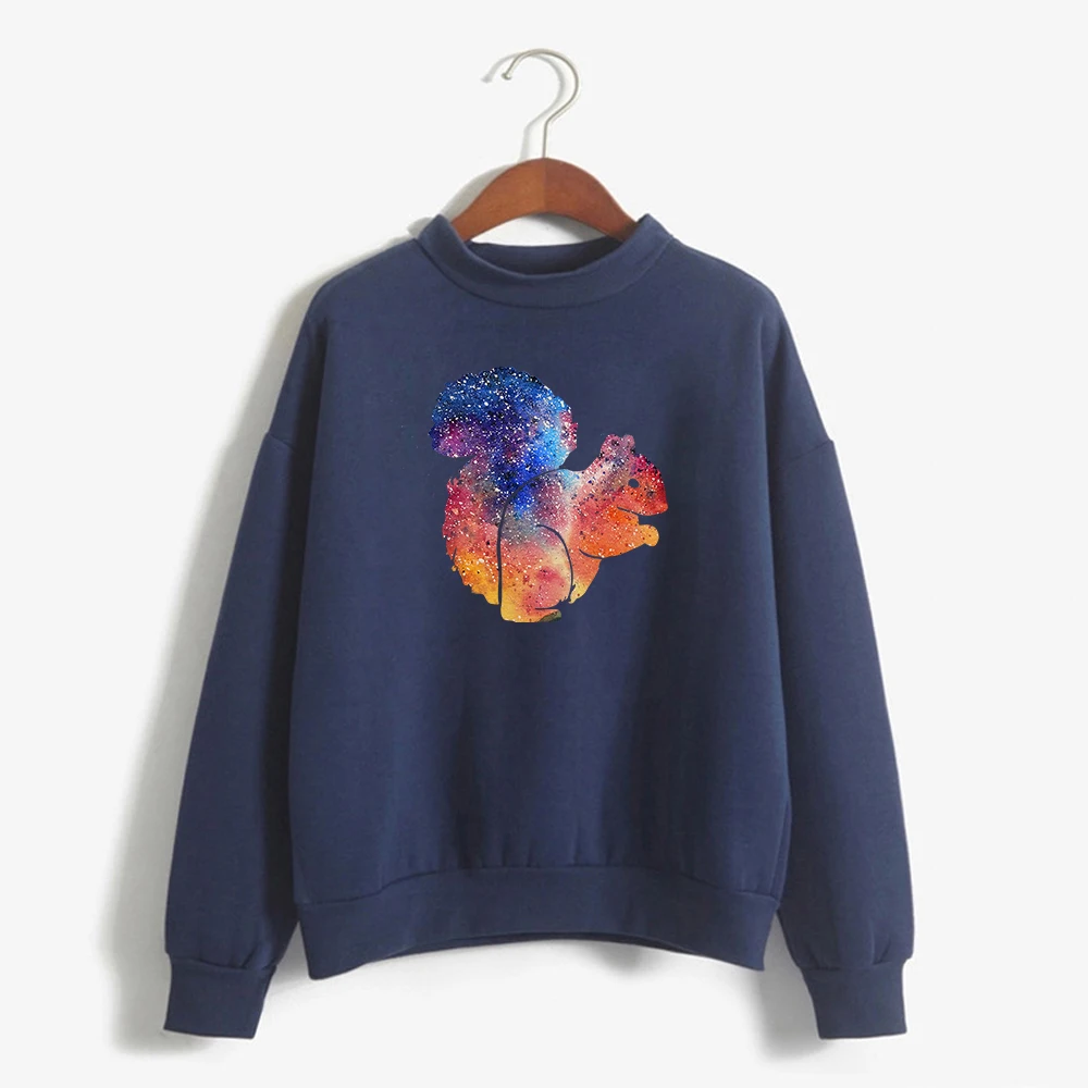 

Cartoon Animal Squirrel Hoodies Women Graphic Streetwear Clothes Teens Kawaii Sweatshirt Winter Cloth Tops Long Sleeve Hoodie